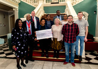 Royal Greenwich - Past Mayor Cllr Olu Babatola's Charities Cheque Presentation
