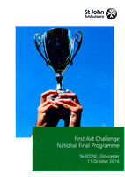 St John Ambulance First Aid Challenge National Final Gloucester 11th Oct 2014