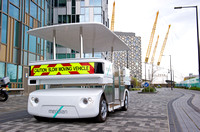 HRH Princess Anne on driverless shuttle in Greenwich/Visit by CSCLeaders