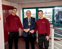 Royal Greenwich  Apprentices, Gritting Team & Mayor's Charity Appeal Staff Visit