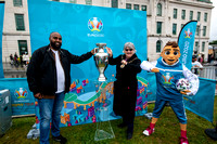 Royal Greenwich -Euro 2020 Trophy  tour visits Woolwich