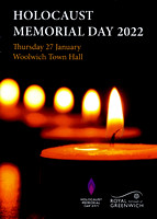 Royal Greenwich -Holocaust Memorial Day 27th January 2022