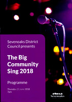 Sevenoaks The Big Community Sing 2018