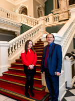 Royal Greenwich -Cllr Matt Morrow and Chloe Ryan from Childen in Care Council