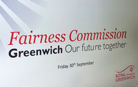 Royal Greenwich - Launch of Fairness Commission 30/9/16