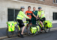 St John Ambulance-East midlands SJA Cycle Responders reunite with injured Milk Race Cyclist
