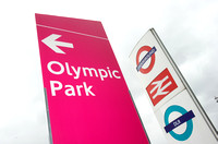 Olympics Test Event-Day-Stratford Station