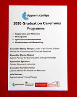 Royal Greenwich Apprenticeships Graduation Ceremony 2020