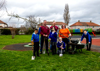 Royal Greenwich - Haimo School planting a Tree and  mulching