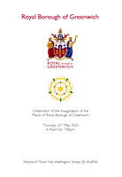 Royal Greenwich - Inauguration of the Mayor Linda Bird